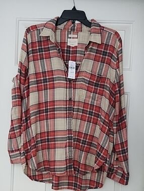American Eagle Ahh Mazingly Soft Flannel Shirt NWT!